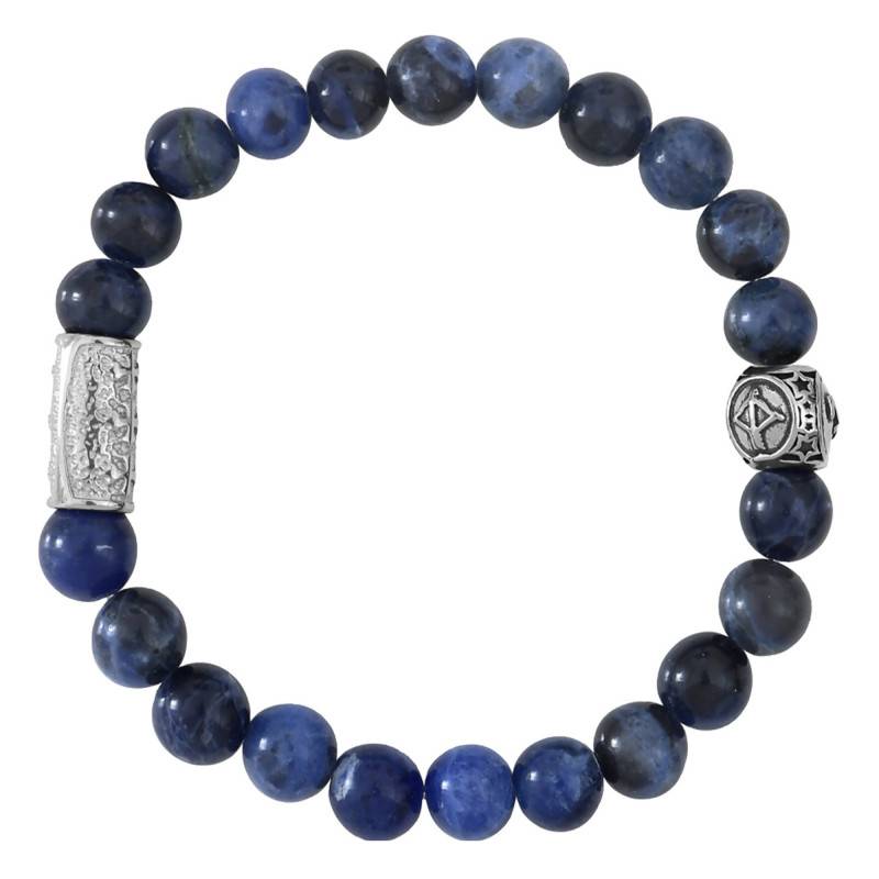 African Sodalite Sagittarius Bracelet, Length 19.5 cm or 20.5 cm - Lauren Steven