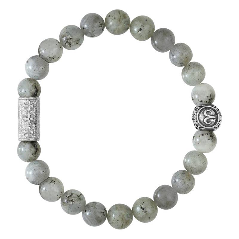 Labradorite Pisces Bracelet, Length 19.5 cm to 20.5 cm - Lauren Steven