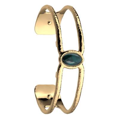 Manchette P-Mirage Apatite Dorée, 14 mm - Les Georgettes