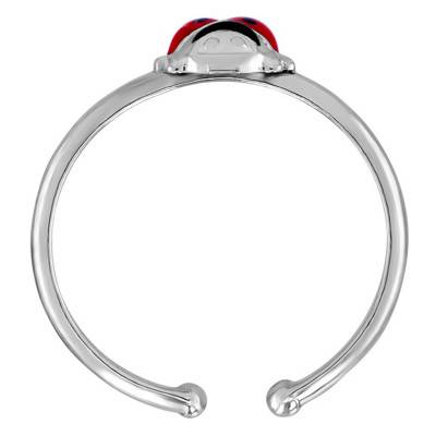 Bague Coccinelle Argent - Les Petites Lucioles