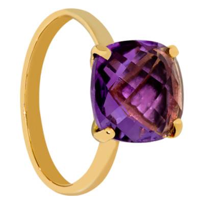 Bague Kallima Violette Or Jaune 750 - Les Valentines