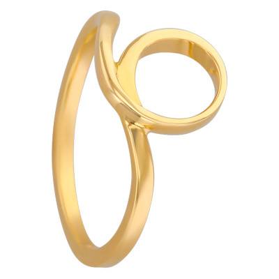 Bague Boucle Or Jaune 750 - Les Valentines