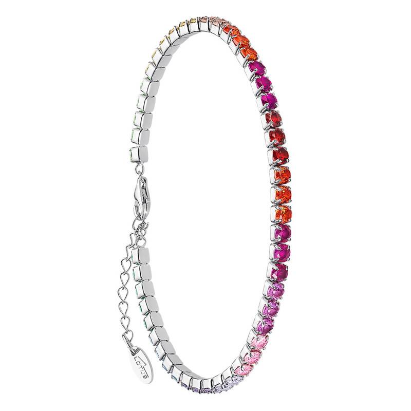 925 Silver Multicolor Lotus Silver Bracelet, Length 16 cm to 18.50 cm - LP3452-2/3 - Lotus
