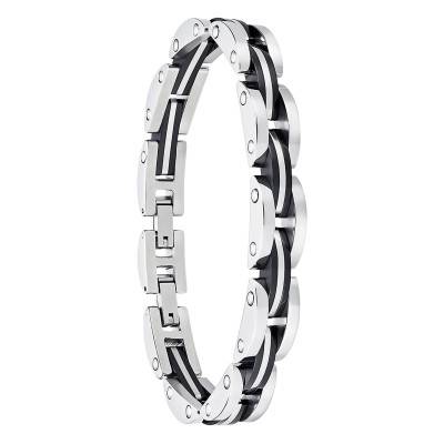 Bracelet Lotus Style en Acier, Largeur 10,00 mm, Longueur 21,40 cm - LS2262-2/1 - Lotus