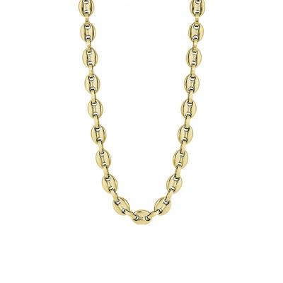 Lotus Style Urban Man Gold Steel Coffee Bean Chain, Length 55 cm, Width 9 mm - LS2140-1/2 - Lotus