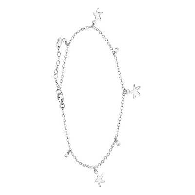 925 Sterling Silver Starfish Bracelet, Length 23 cm - lp3241-8/1 - Lotus