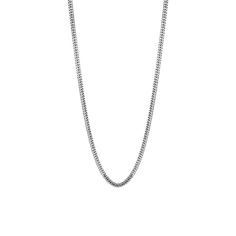Lotus Men in Black Steel Cable Chain Necklace, Length 60 cm - LS1682-1/1 - Lotus