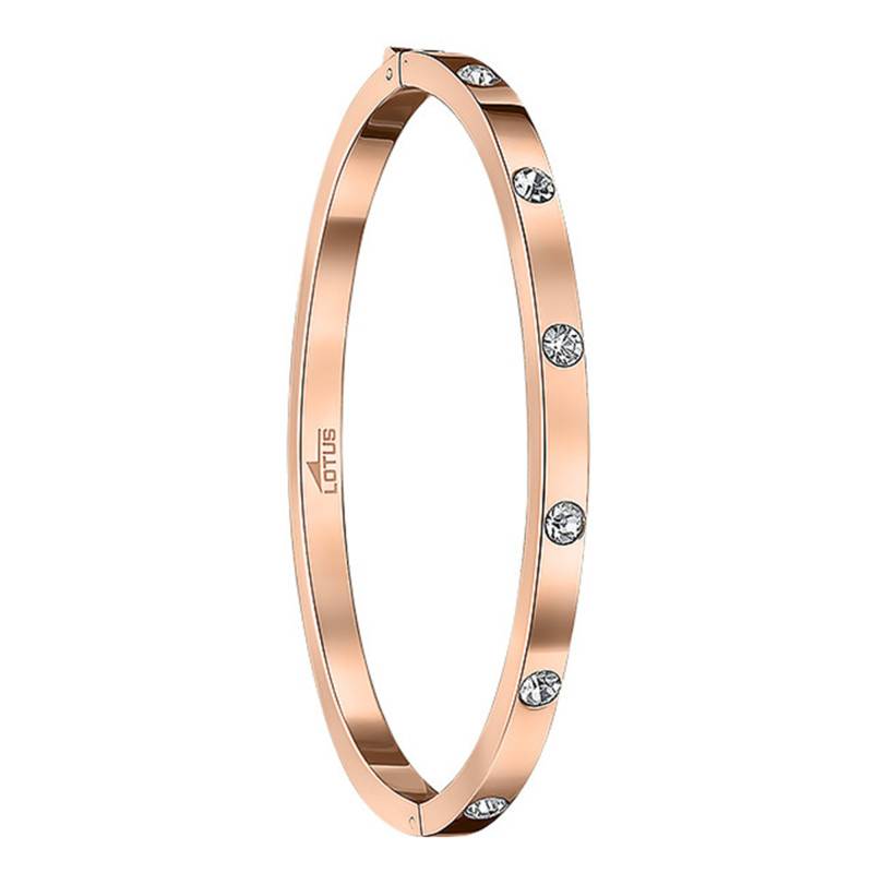 Lotus Style Bliss Rose Gold Steel Bracelet, Length 6 cm - LS1846-2/3 - Lotus