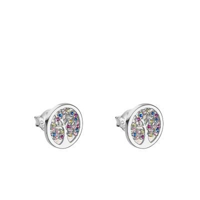 Boucles d'oreilles Arbre de Vie Lotus Silver en Argent 925 & Nacre - LP1889-4/1 - Lotus