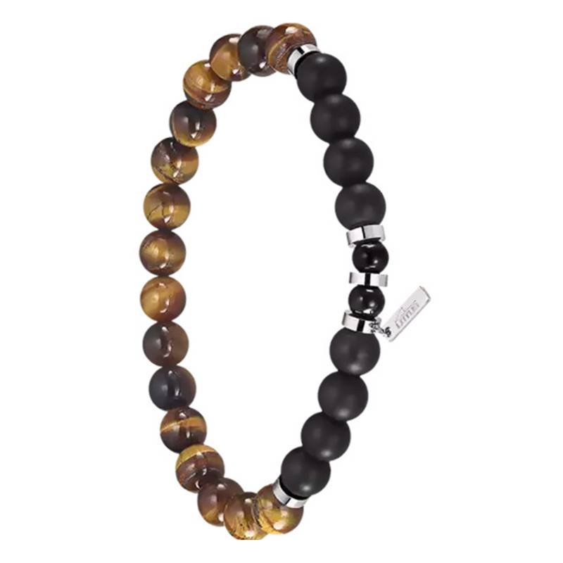 Lotus Style Brown Steel Elastic Bracelet 19 cm - LS2190-2/3 - Lotus