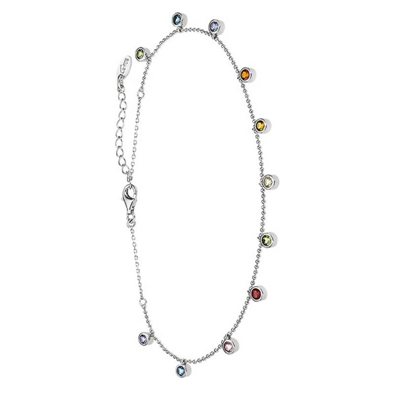 925 Silver & Colored Stone Bracelet, 23 cm Length - lp3244-8/1 - Lotus