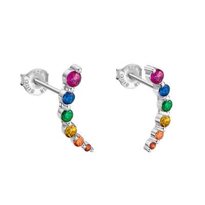 Boucles d'oeilles Lotus Silver Pierres Multicolores en Argent 925 - LP3389-4/3 - Lotus