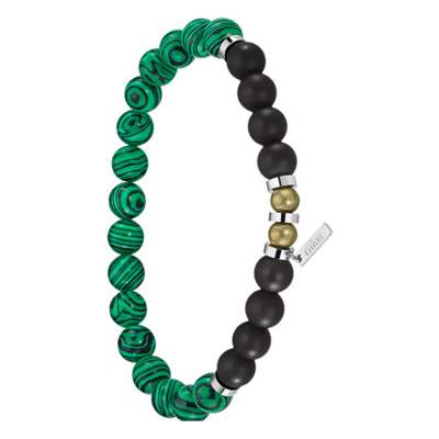Lotus Style Green Steel Elastic Bracelet 19 cm - LS2190-2/1 - Lotus
