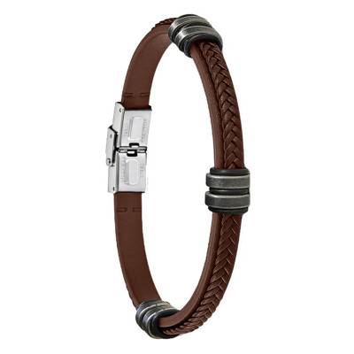 Brown Urban Man Pulsera Bracelet, 22.5 cm - LS1829-2/A - Lotus