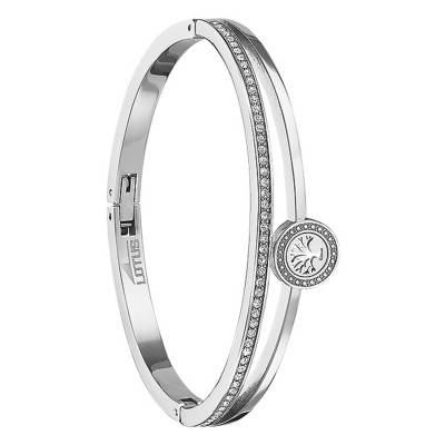 Steel Tree of Life Lotus Style Bliss Bracelet, Length 20 cm - LS2088-2/1 - Lotus