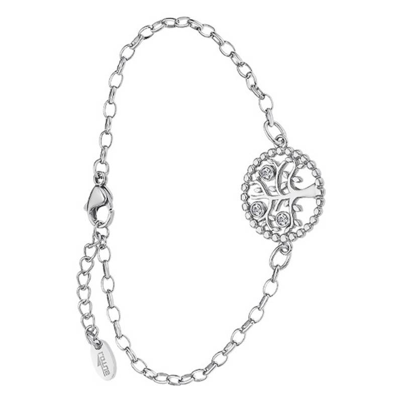 Lotus Style Steel Tree of Life Bracelet, Length 20.50 cm - LS2194-2/1 - Lotus