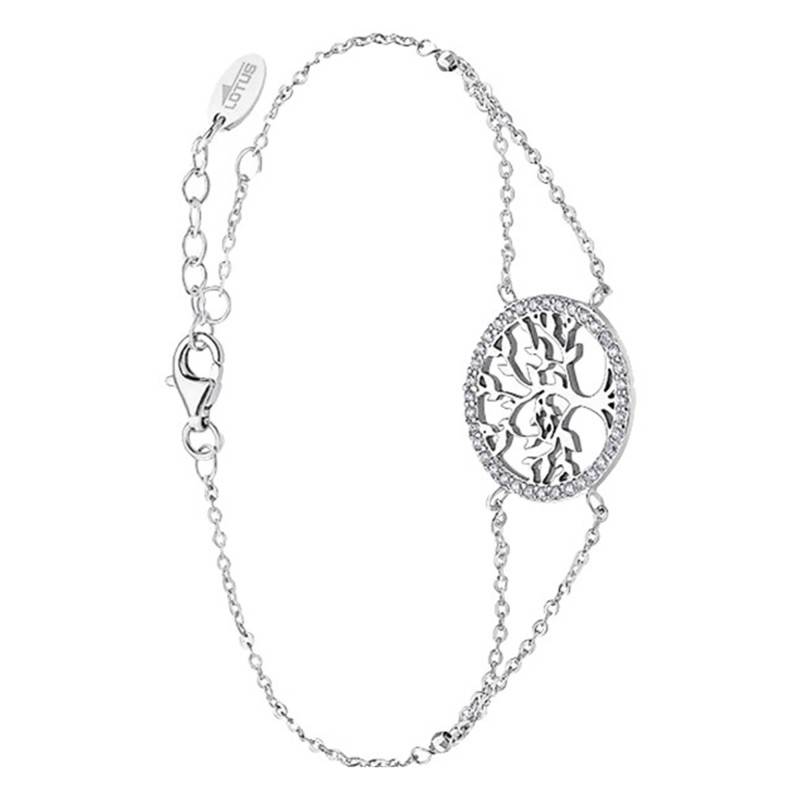 925 Silver Tree of Life Bracelet, Length 16 cm to 18,50 cm - LP1746-2/1 - Lotus