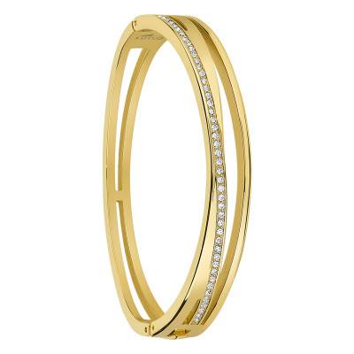 Lotus Style Bliss Gold-Toned Stainless Steel Bangle, Diameter 6 cm, Width 2,80 mm - LS2113-2/2 - Lotus