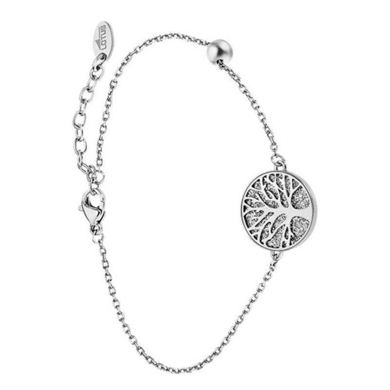 Steel Tree of Life Bracelet, 20 cm - LS2225-2/1 - Lotus