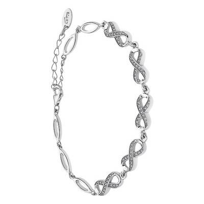 925 Silver Infinity Bracelet, Length 16 cm to 19 cm - LP1871-2/1 - Lotus