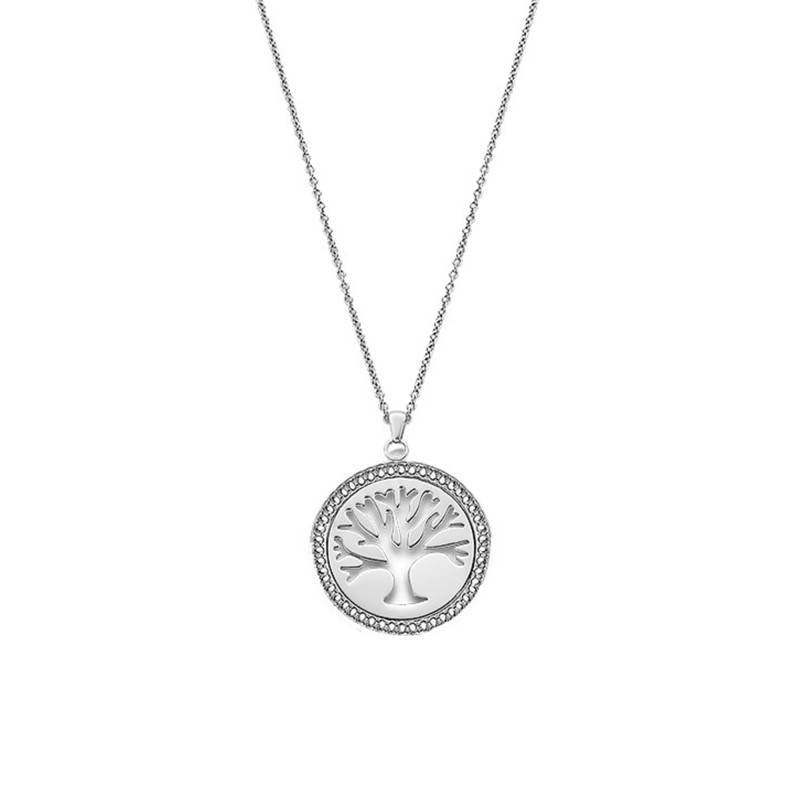 Steel Tree of Life Necklace, Length 75 cm - LS1869-1/1 - Lotus