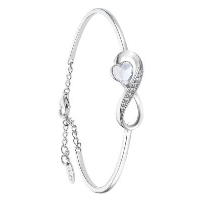 Lotus Silver Infinity 925 Sterling Silver Bracelet, Adjustable Length - LP3530-2/1 - Lotus