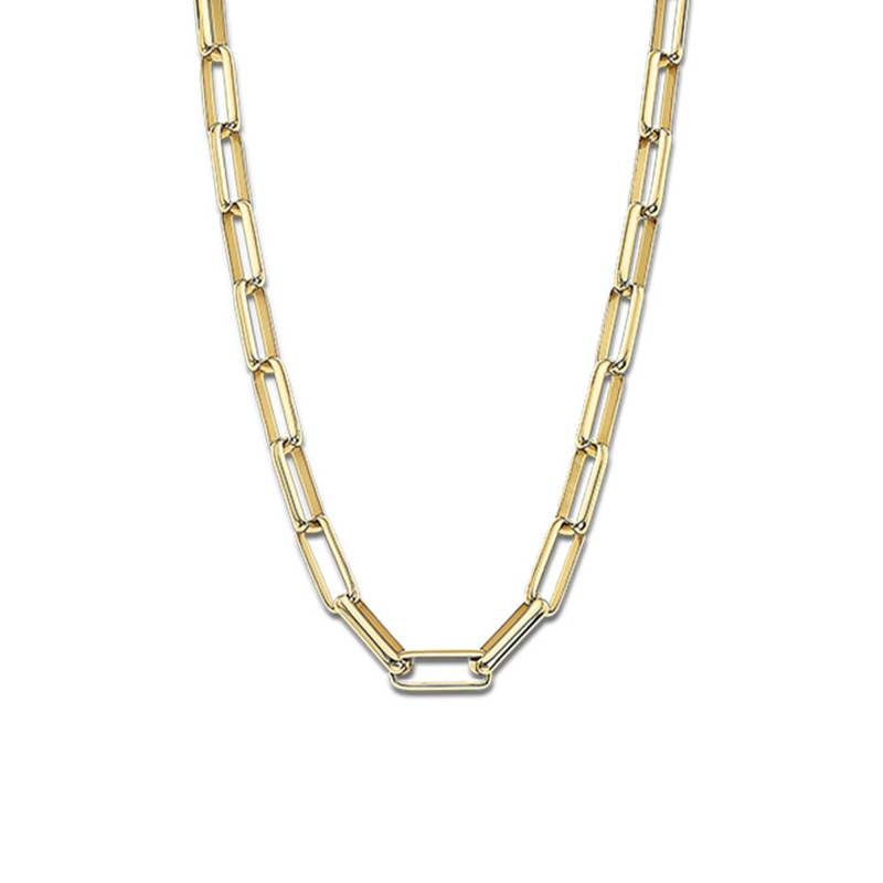 Señora Gold-Plated Chain Necklace, Length 55 cm, Width 6.5 mm - LS2230-1/2 - Lotus