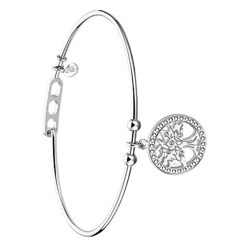 Lotus Style Tree Bangle Bracelet, 6.1 cm Diameter - LS2015-2/3 - Lotus