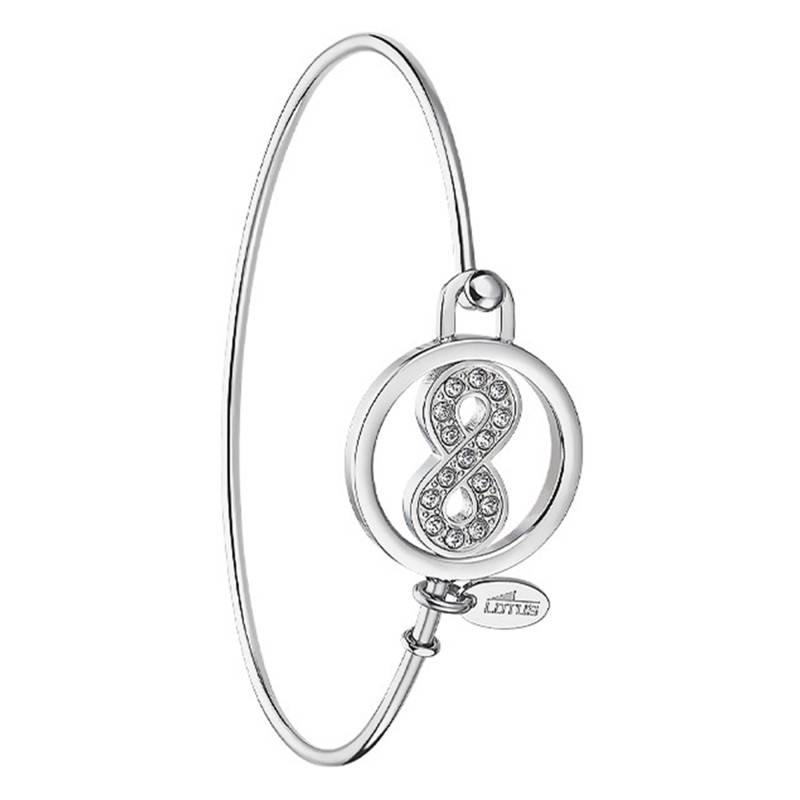 Infinity Millennial Bangle Bracelet, Diameter 6.1 cm - LS2014-2/5 - Lotus