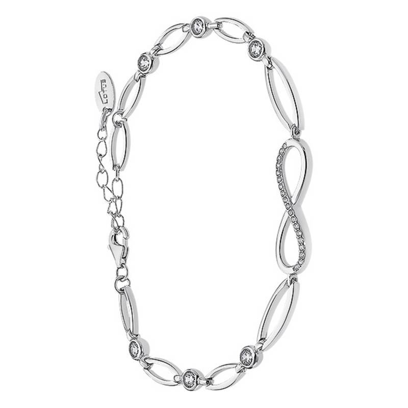 925 Silver Infinity Bracelet, Length 16 cm to 19 cm - LP1872-2/1 - Lotus