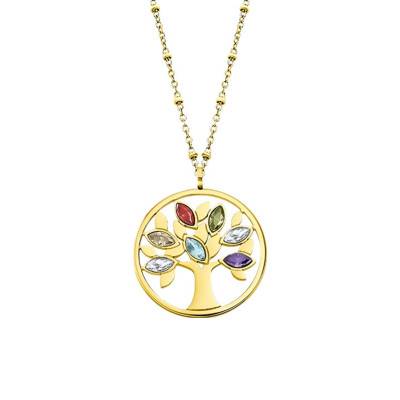 Gold Tree of Life Necklace, Length 50 cm - LS2192-1/2 - Lotus
