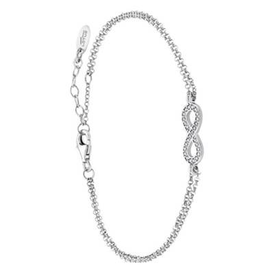 925 Sterling Silver Mystic Bracelet, Adjustable Length 16 cm - LP1859-2/1 - Lotus