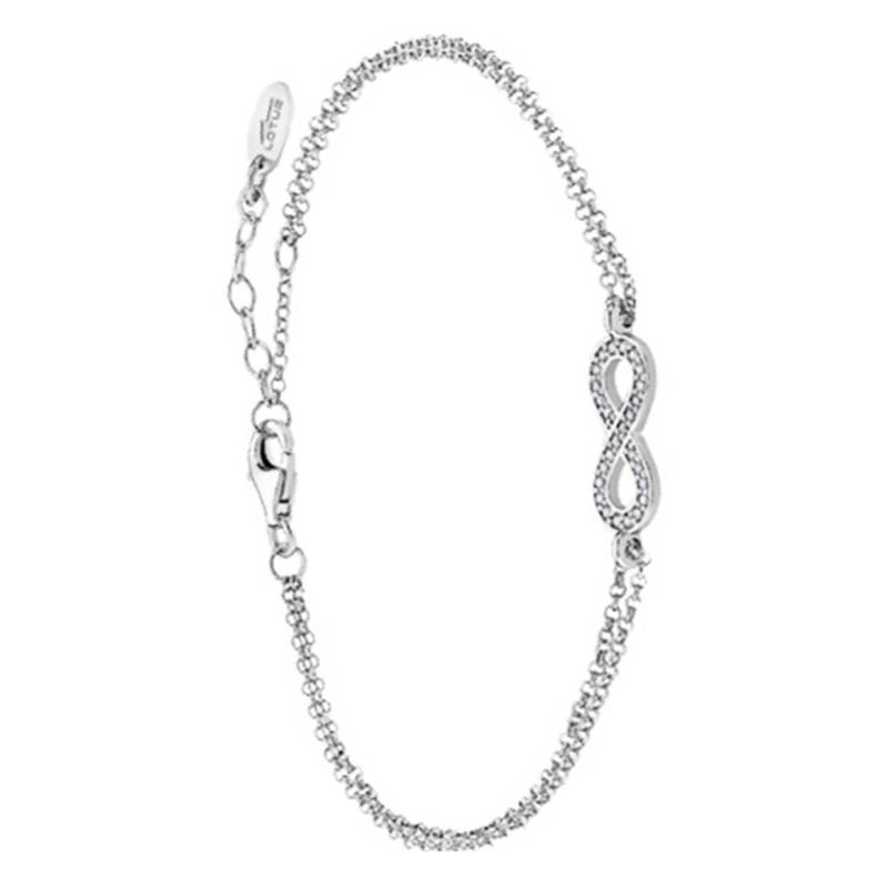 925 Sterling Silver Mystic Bracelet, Adjustable Length 16 cm - LP1859-2/1 - Lotus
