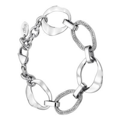 Steel Lotus Urban Bracelet, Adjustable Length 21.7 cm - LS1672-2/1 - Lotus