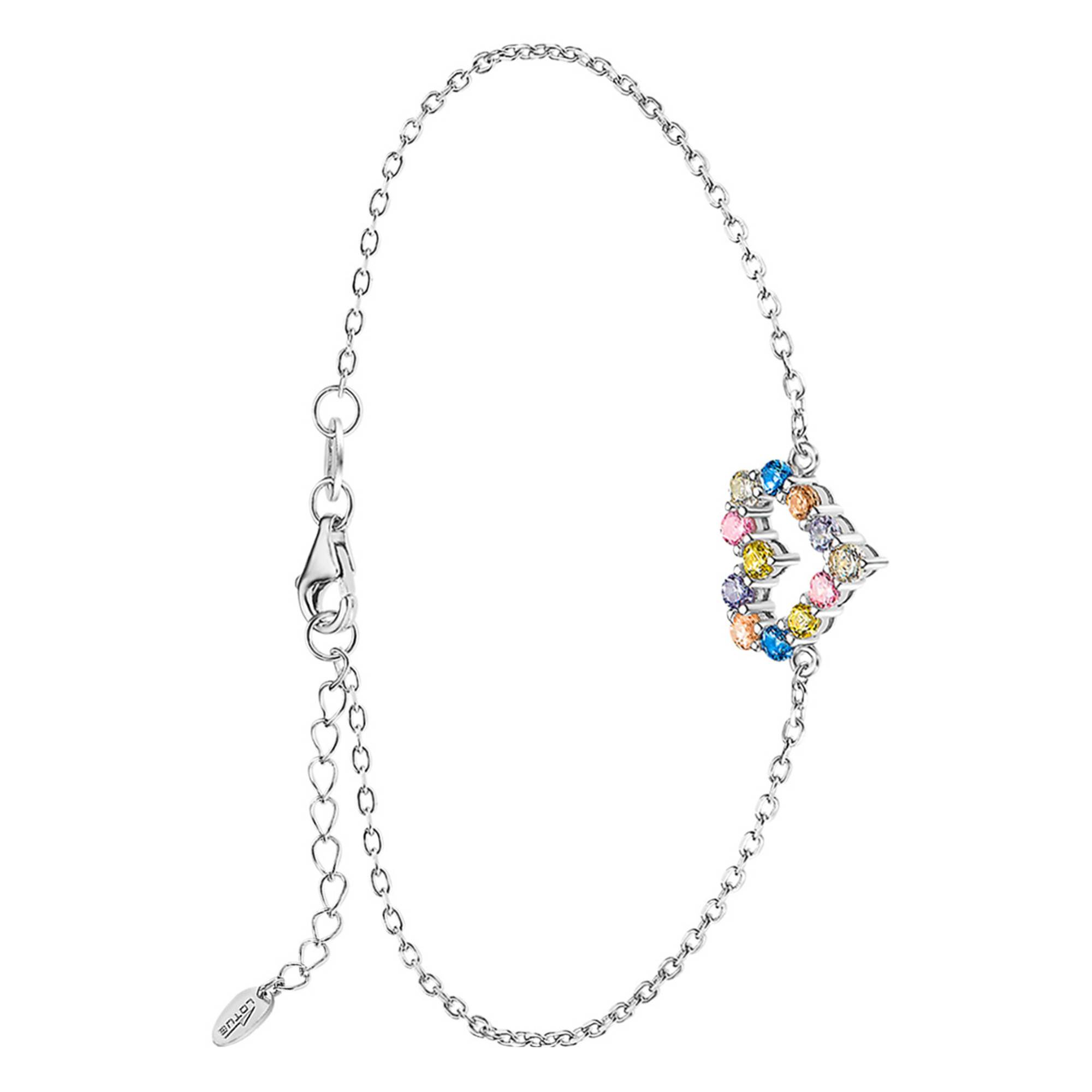 Bracelet Lovin en argent 925 – Bracelet cœur à la folie – Atelier Marlène Lyotard