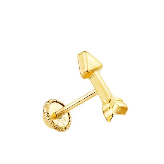 Piercing flèche lisse, Or Jaune 750 - Ocarat