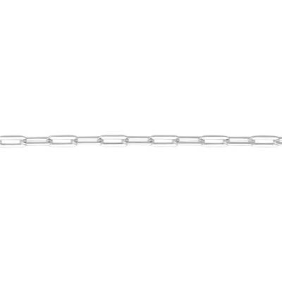 Bracelet chaine maille rectangle, Argent, Longueur 18 cm, Largeur 3,50 mm - Manillon