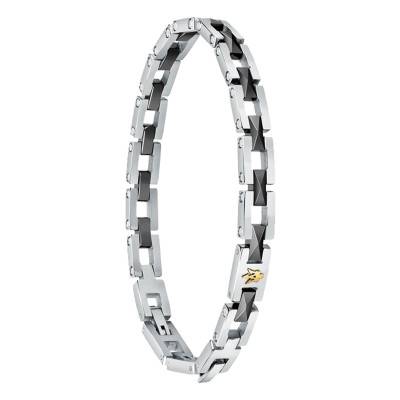 Stainless Steel & Ceramic Bracelet, Length 22 cm - JM422ATZ16 - Maserati