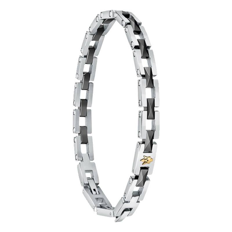 Stainless Steel & Ceramic Bracelet, Length 22 cm - JM422ATZ16 - Maserati