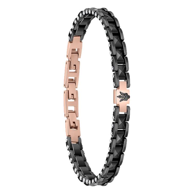 Stainless Steel & Ceramic Bracelet, Length 21,50 cm - JM422ATZ13 - Maserati