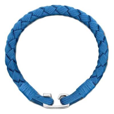 Bracelet T-Hook Nylon Bleu & Acier - MB130894, Longueur 17,5 cm à 18,5 cm - Montblanc