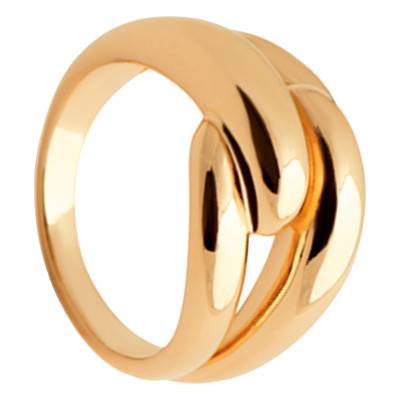 Bague Noeud, Plaqué Or 750 - Naïades
