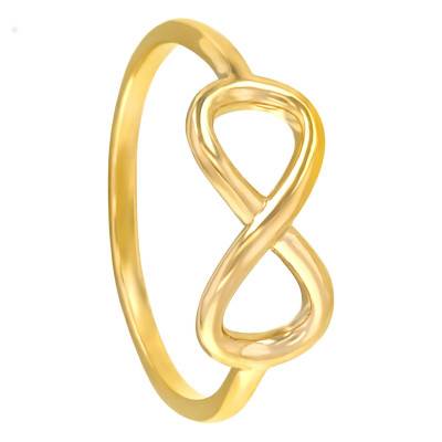 Bague Infini Plaqué Or - Naïades