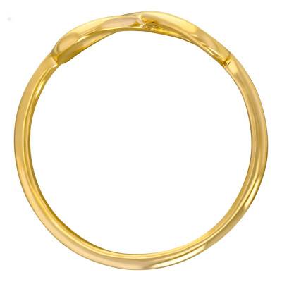 Bague Infini Plaqué Or - Naïades