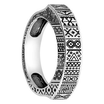 Bague argent 925 motifs - Naïades