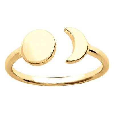 Bague Duo Astral Plaqué Or Jaune - Naïades