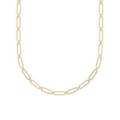 Collier plaqué or, Longueur 45 cm - Naïades
