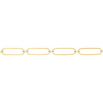 Bracelet plaqué or, Longueur 19 cm - Naïades