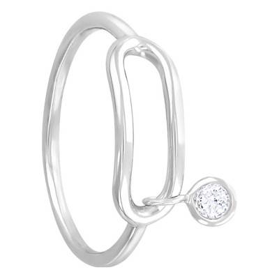 Bague Ovale Argent 925 & Oxyde - Naïades
