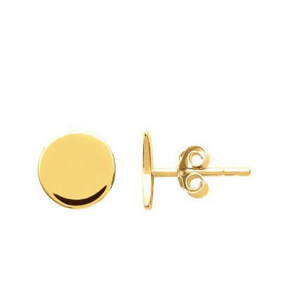 Boucles d'Oreilles Duo Astral Plaqué Or Jaune - Naïades